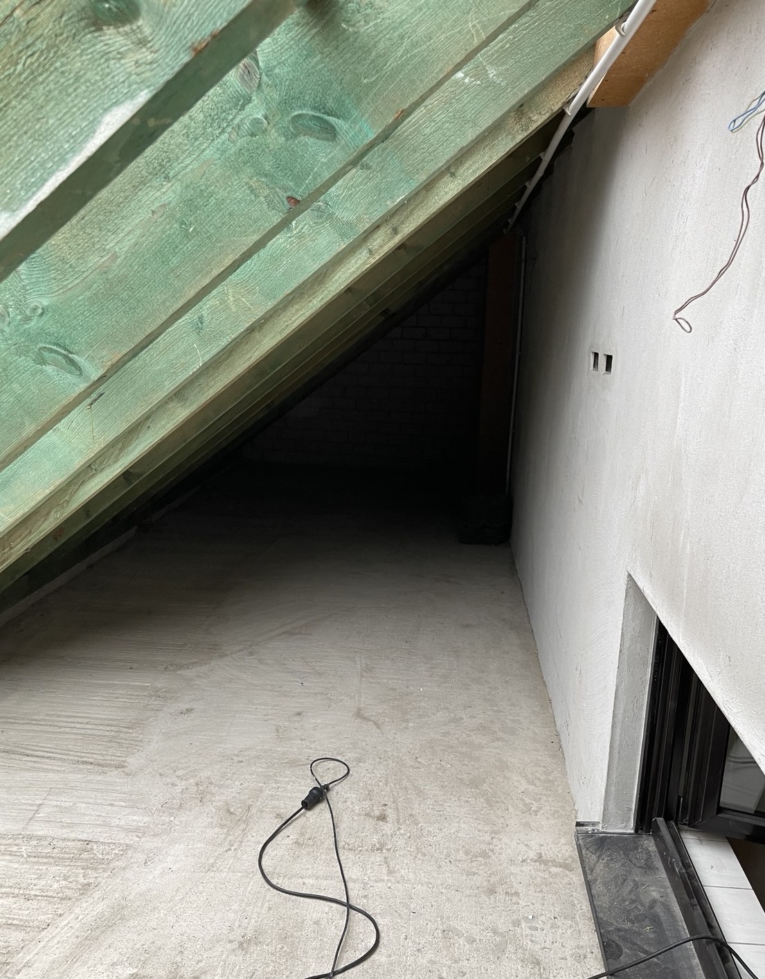 Dachbodenausbau vorher