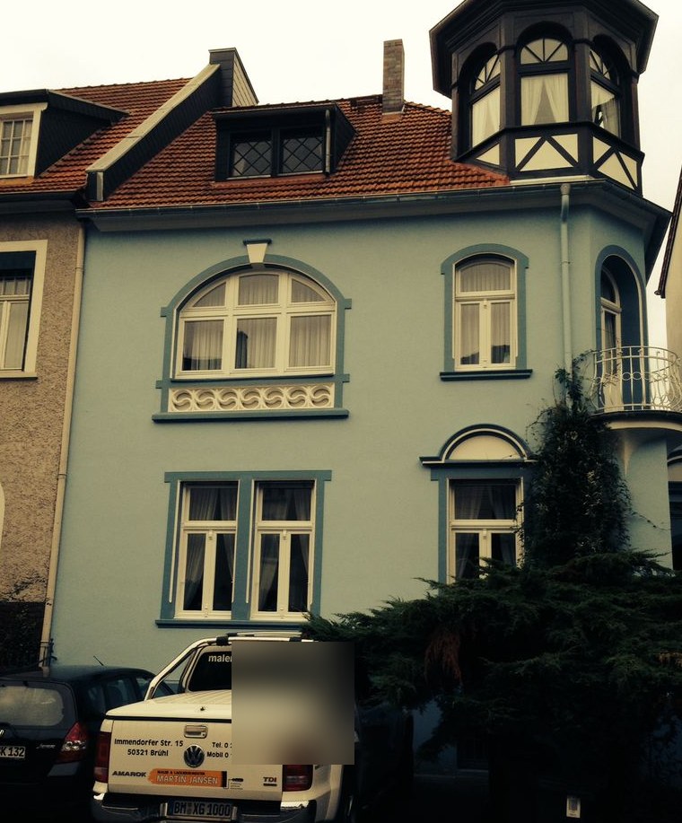Jugendstilhaus Fassade nachher