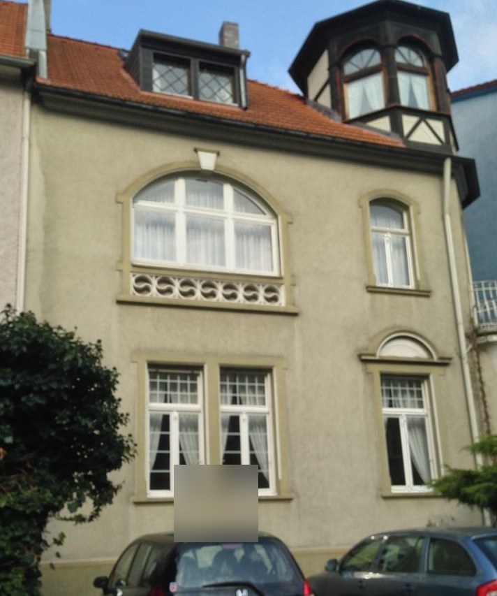 Jugendstilhaus Fassade vorher